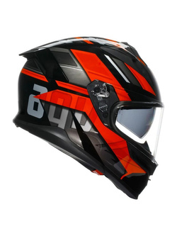 Kask integralny AGV K7 Taurax czarno-czerwony