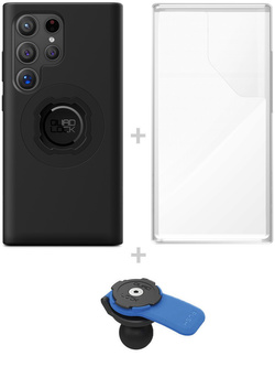 Zestaw: etui MAG na telefon Samsung Galaxy S24 Ultra (magnetyczne) + wodoodporny pokrowiec MAG + uchwyt kulowy Quad Lock