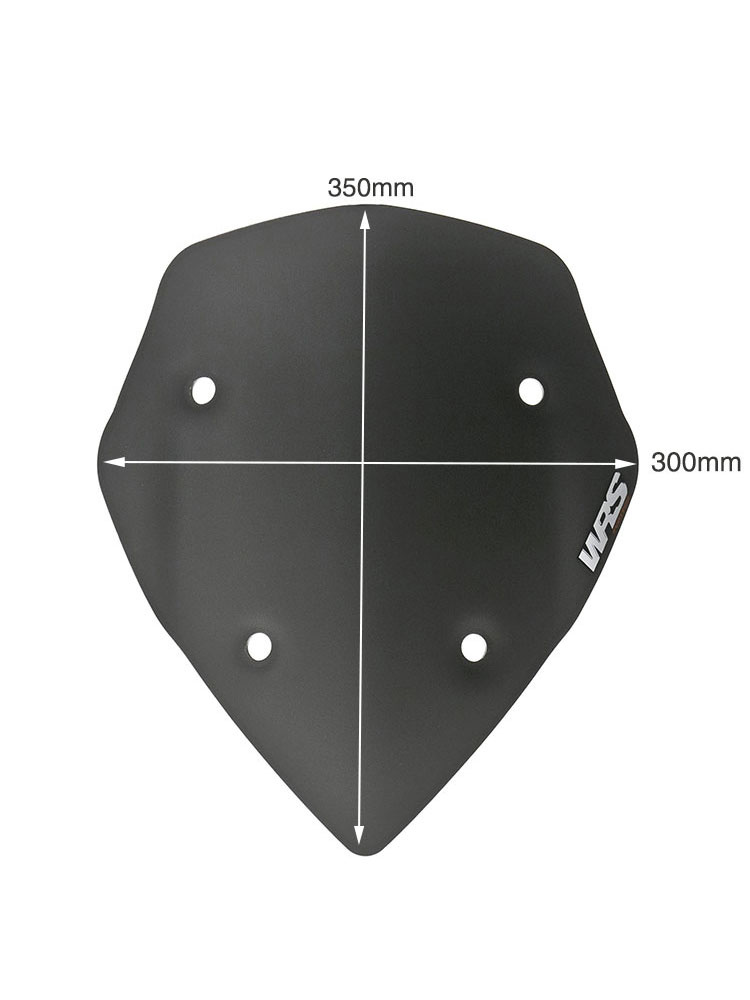Szyba motocyklowa WRS Sport do Ducati Multistrada 1200 / S (13-14) czarna matowa
