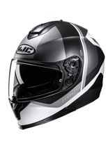 Kask integralny HJC C70N Alia czarno-biało-srebrny