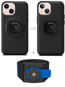 Zestaw do biegania: etui na telefon iPhone 13 mini + opaska sportowa Quad Lock
