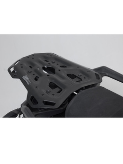 Zestaw: kufer centralny srebrny TRAX ADV + stelaż Adventure-rack SW-Motech KTM 1290 Super Adventure / S / R (21-)/ 1390 R/ S/ Evo (24-) [pojemność 38 L]