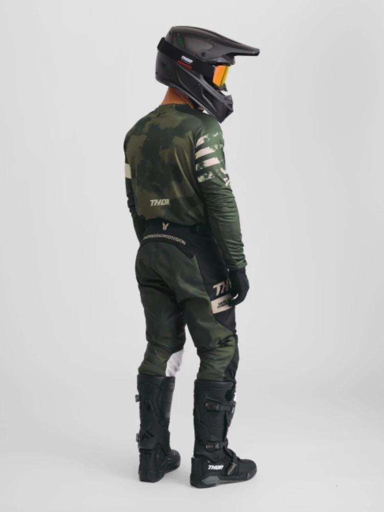 Spodnie cross Thor Launchmode Bleach czarne-camo