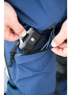 Spodnie motocyklowe tekstylne Klim Latitude niebieskie