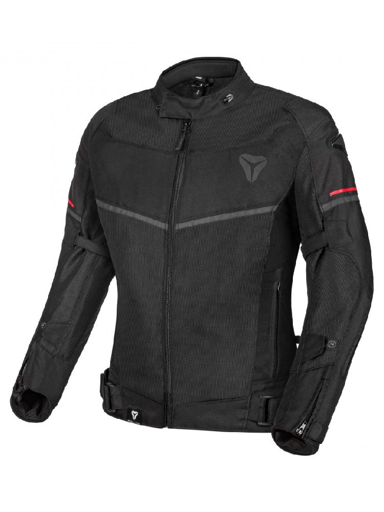 Kurtka motocyklowa damska tekstylna Seca Stream Evo Lady czarna