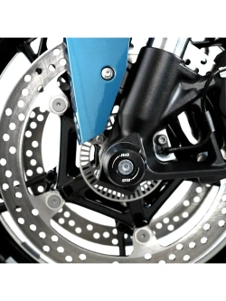 Slidery przedniego zawieszenia R&G Racing BMW F 900 R (20-)/ XR (20-25) z rolkami APEX Cotton Reels czarne