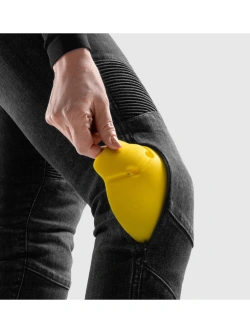 Jeansy motocyklowe damskie Rebelhorn Agness 2 Mono czarne