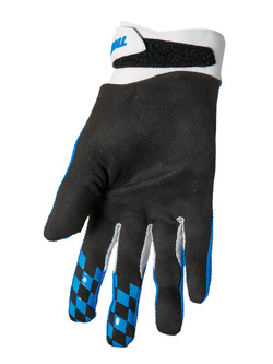 Rękawice cross Thor Draft niebiesko-białe