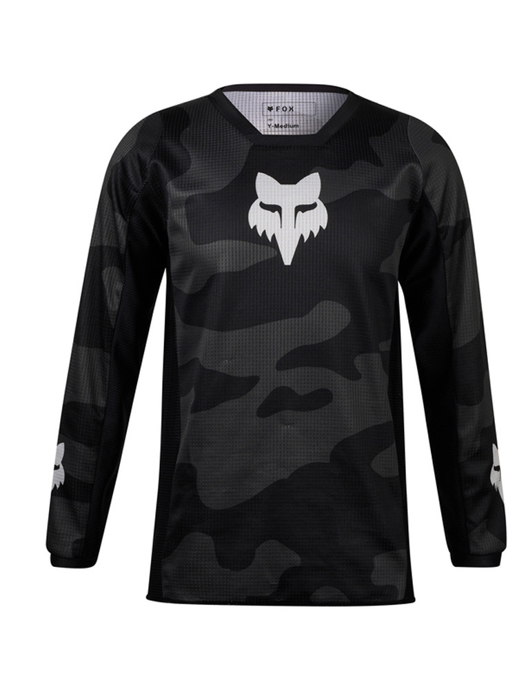 Bluza enduro dziecięca Fox 180 Bnkr Junior czarna camo
