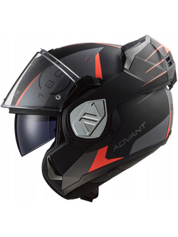 Kask szczękowy LS2 FF906 Advant Codex Titanium czarny matowy