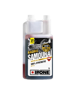 Olej do mieszanki IPONE Samourai Racing 2T 100% syntetyk [pojemność: 1 litr]