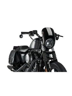 Półowiewka motocyklowa sportowa PUIG Anarchy Harley Davidson Sportster 883 Iron XL883N (09-22) czarna