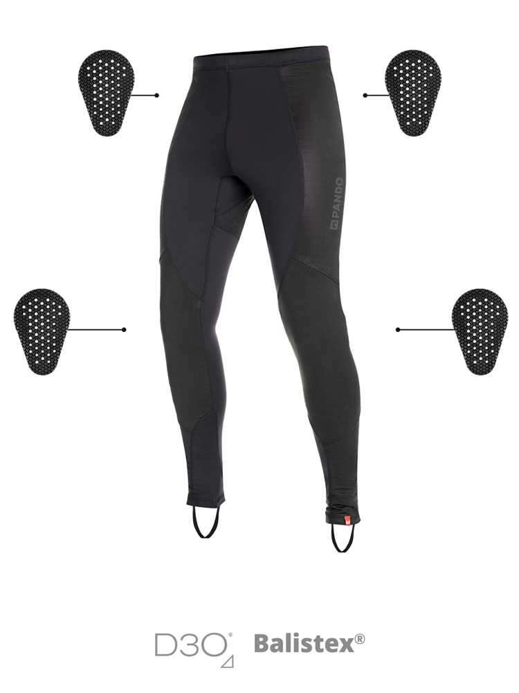 Legginsy z ochraniaczami Pando Moto Skin UH AAA