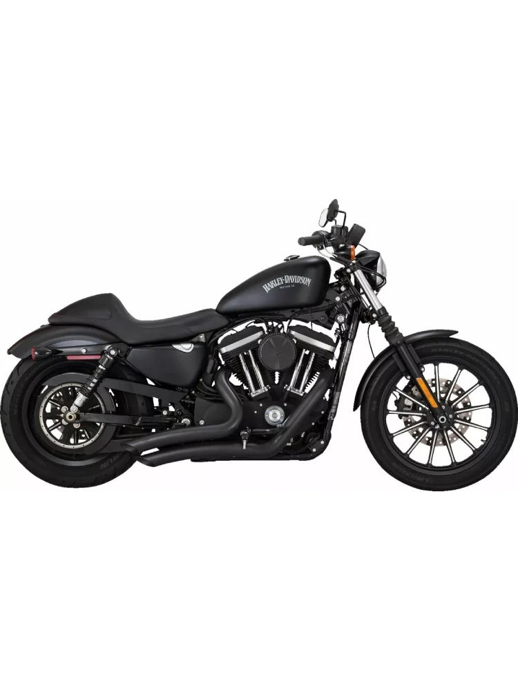 Pełny układ wydechowy Vance & Hines Big Radius Harley Davidson XL 883/ 1200 (wybrane modele) czarny matowy