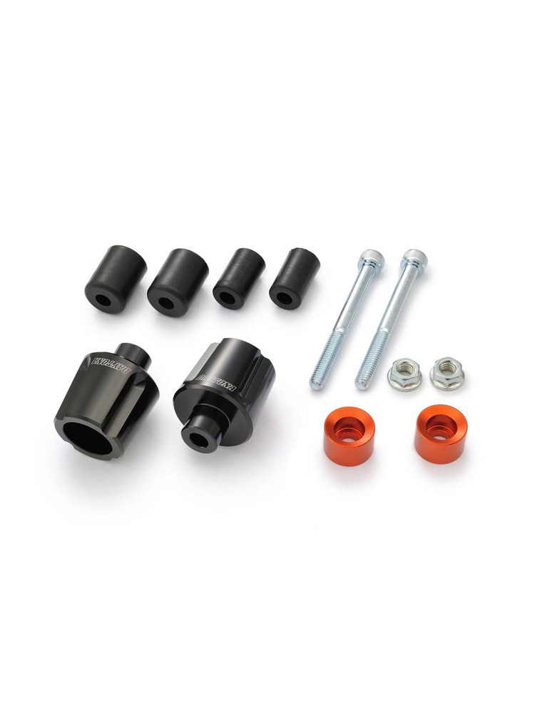 Końcówki kierownicy Daytona Compass pomarańczowe