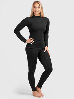 Koszulka termoaktywna damska z długim rękawem Redline Venus Zero Wind x Outlast czarne