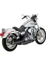 Tłumik motocyklowy Vance & Hines 3" Twin Slash Harley Davidson Dyna (wybrane modele) czarny matowy