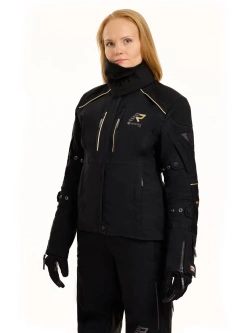 Kurtka motocyklowa damska tekstylna Rukka FlexoRina czarno-brązowa