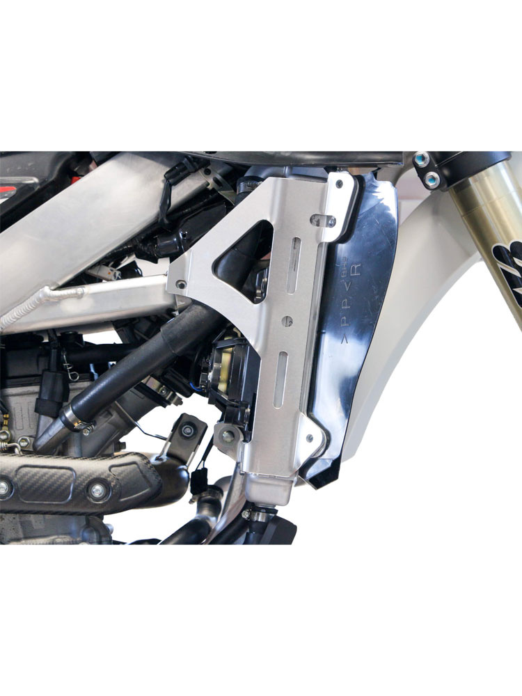 Osłony chłodnicy AXP Racing Yamaha (wybrane modele) srebrne