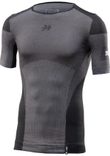 Koszulka termoaktywna z krótkim rękawem SIXS Breezy Touch V2 czarno-szara unisex
