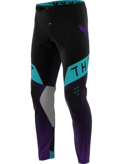 Spodnie cross Thor Sportmode Vanish czarno-niebiesko-fioletowe