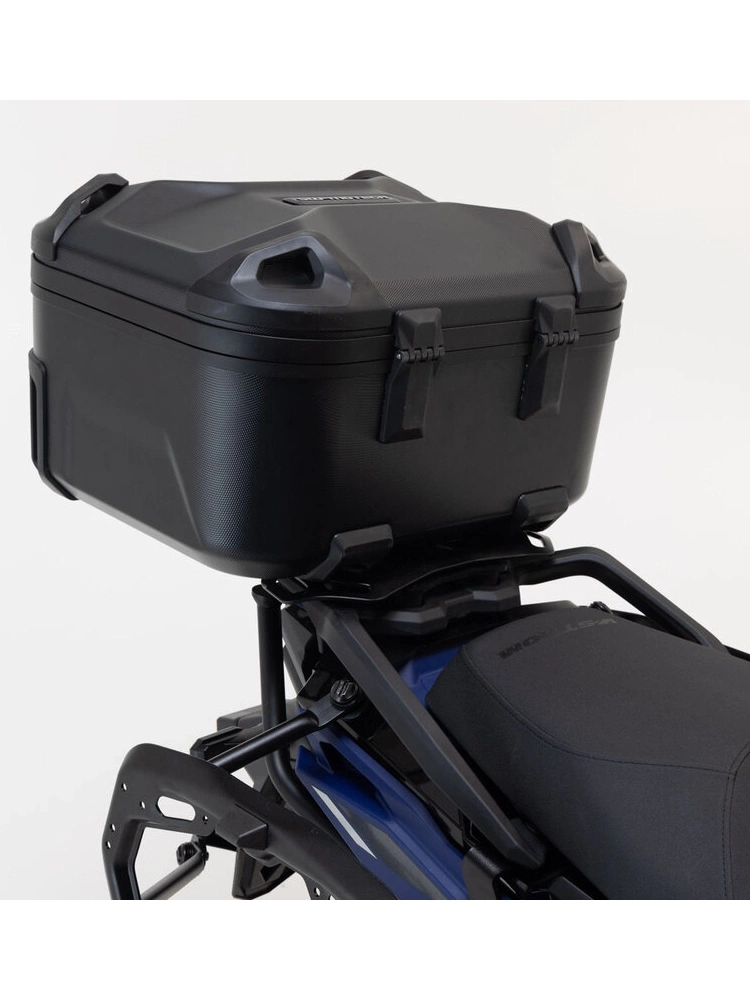 Zestaw: kufer centralny DUSC L + stelaż Adventure-rack SW-Motech Triumph Tiger (wybrane modele)