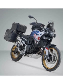 Zestaw: kufry boczne DUSC M i L + kufer centralny DUSC L + stelaże PRO + stelaż Street-Rack SW-Motech KTM (wybrane modele) [poj.: 1 x 33l + 2 x 41l]