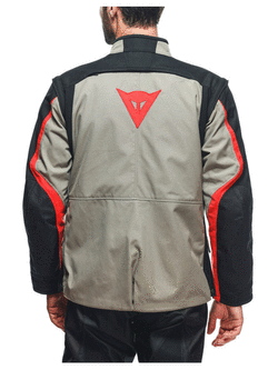 Kurtka motocyklowa tekstylna Dainese Alligator Air Tex szaro-czarno-czerwona