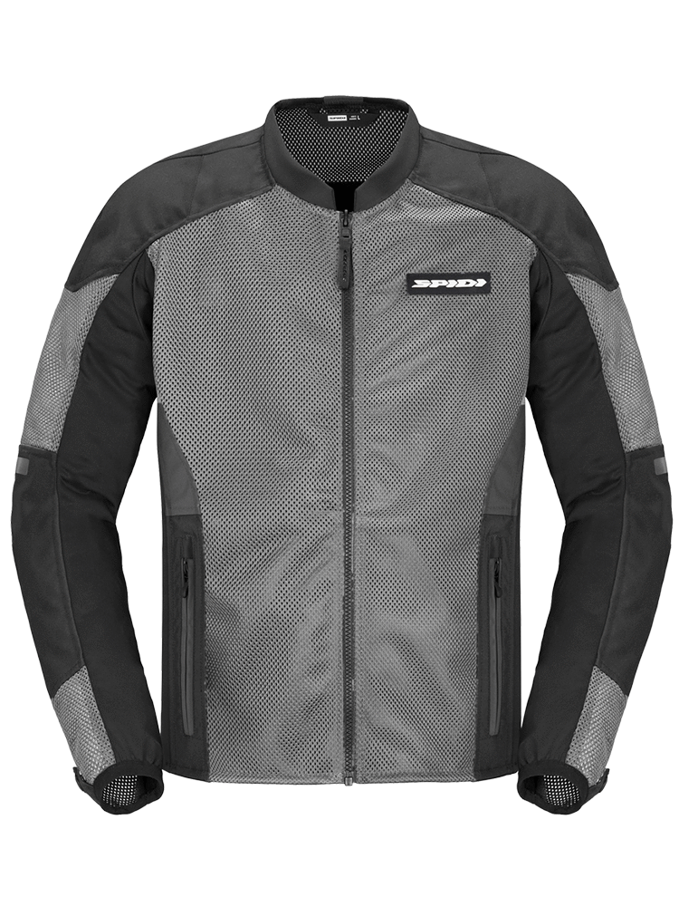 Kurtka motocyklowa tekstylna Spidi Super Net czarno-szara