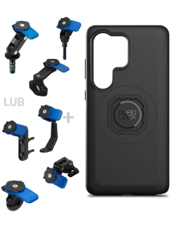 Zestaw na motocykl: etui MAG na telefon Samsung Galaxy S26 Ultra (magnetyczne) + mocowanie Quad Lock