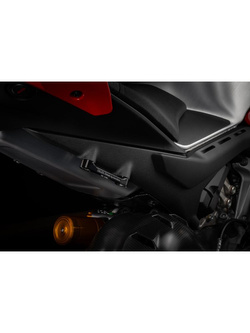 Osłony podnóżków pasażera GILLES Ducati Panigale V4 1000 R (19-20)/ 1100/ S (18-)/ Streetfighter V4 1100/ S (20-22) czarna