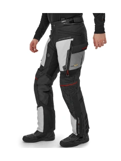 Spodnie motocyklowe tekstylne Shima Tracker czarno-jasnoszare
