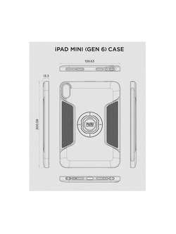 Etui na iPad mini (6th Gen) Quad Lock MAG (magnetyczne)