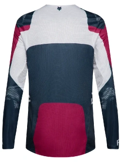 Bluza enduro Fox Flexair Tactile biało-niebiesko-różowa