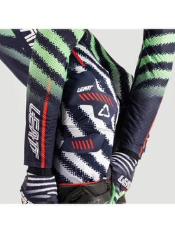 Spodnie cross Leatt Moto 5.5 I.K.S Matcha niebiesko-zielone
