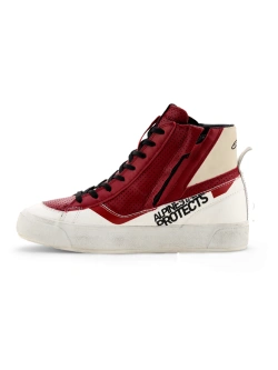 Buty motocyklowe damskie Alpinestars Stella Stated Flair biało-czerwone