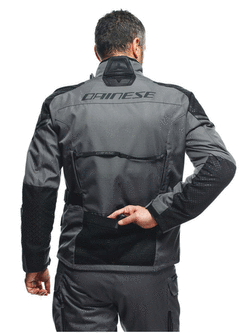 Kurtka motocyklowa tekstylna Dainese Ladakh 3L D-Dry szaro-czarna