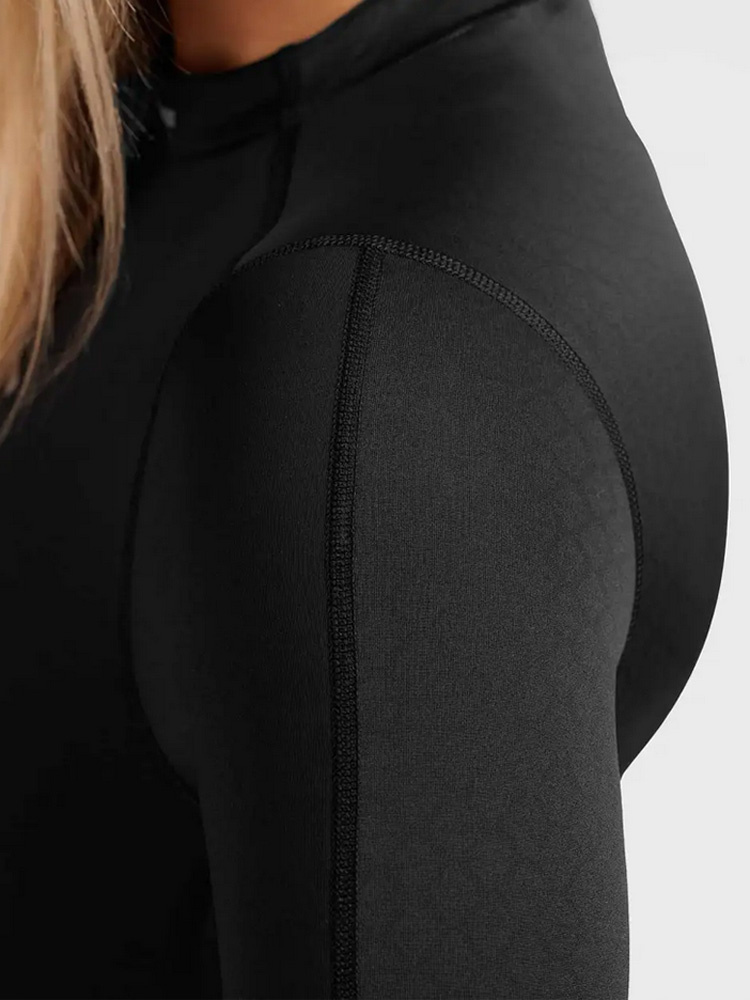 Koszulka termoaktywna damska z długim rękawem Redline Venus Zero Wind x Outlast czarne