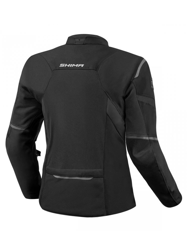Kurtka motocyklowa damska tekstylna Shima Rush 2.0 Vent czarna