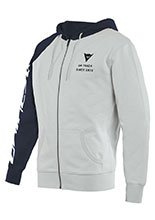 Bluza Dainese Paddock Full-Zip Hoodie szaro-niebieska