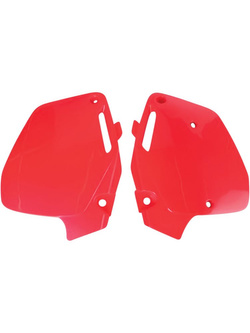Osłony boczne tylne UFO do Hondy CR 125 (91-92), CR 250 (90-91), CR 500 (91-01) czerwone