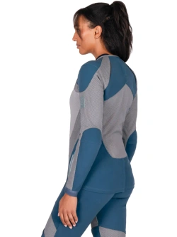 Koszula z ochraniaczami damska Knox Urbane Pro Move niebiesko-szara