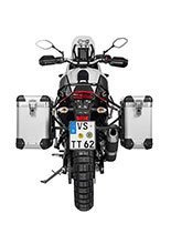 Zestaw: kufry boczne z anodowanego aluminium "And-S" Zega Pro + stelaże czarne Touratech Yamaha Tenere 700 / World Raid (31+38L)