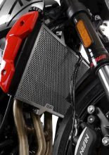 Osłona chłodnicy R&G aluminiowa do Triumpha Trident 660 (21-)/ Tiger 660 Sport (22-24) czarna