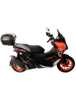 Zestaw: kufer centralny Journey 40 + stelaż Hepco&Becker Aprilia SR GT 125/200/Sport (22-) czarno-srebrny