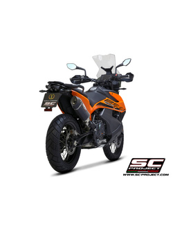Tłumik SC-Project X-Plorer II Carbon / Titanium (Slip on) - KTM 890 Adventure / A2 [21]