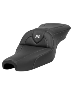 Kanapa motocyklowa dla kierowcy i pasażera Saddlemen Roadsofa CF Harley Davidson Sportster XL 883/ 1200 (04-22) czarna [do zbiornika paliwa o poj.: 3,3 G]