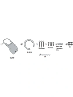 Mocowanie do tankbagów GIVI Tanklock, TanklockED QJ Motor SRT 600 SX (24-25)
