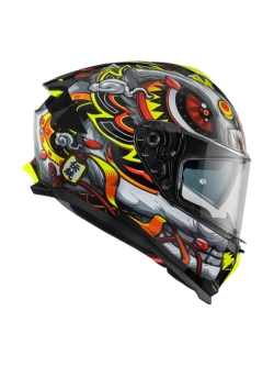 Kask integralny Premier Typhoon LY 12 czarno-żółty