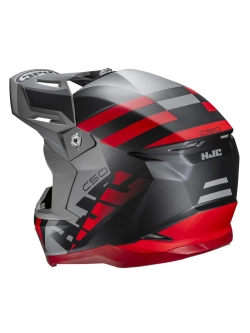 Kask enduro HJC C50 Mirage szaro-czerwony